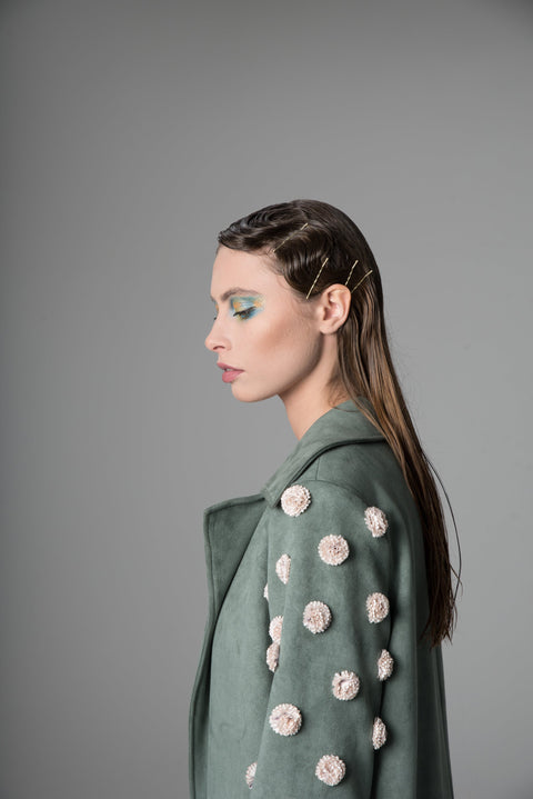 Psychedelic Overdose | Długi płaszcz Flower