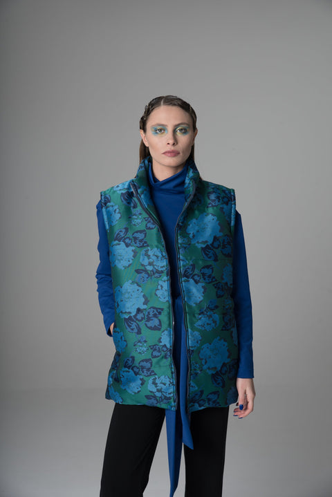 Psychedelic Overdose | Flower Puffer Vest