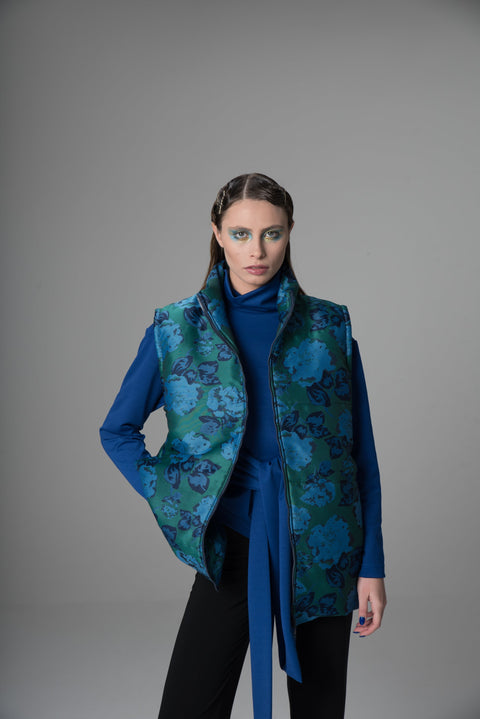 Psychedelic Overdose | Flower Puffer Vest