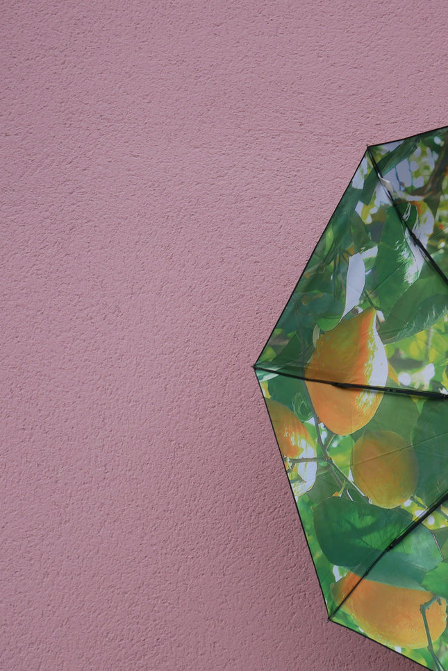 Lemon Umbrella – Vibrant, Windproof & UPF50+ Protection.
