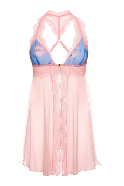 Luciela | PINK POPPY LACE BABYDOLL