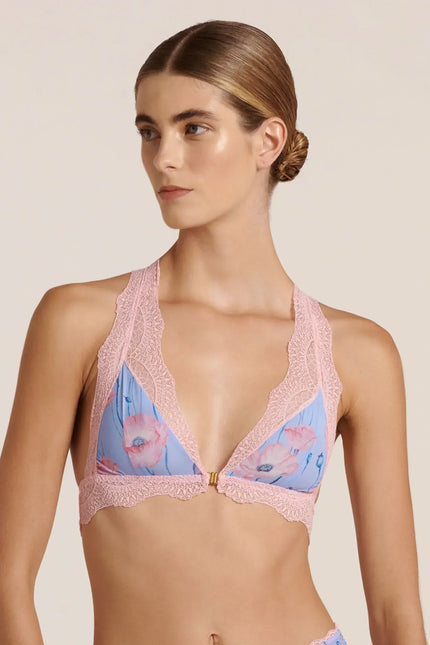 Luciela | PINK POPPY LACE BRALETTE