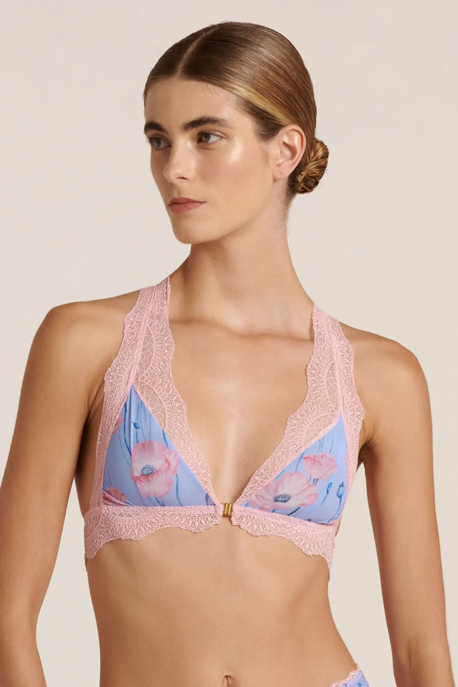 Luciela | PINK POPPY LACE BRALETTE