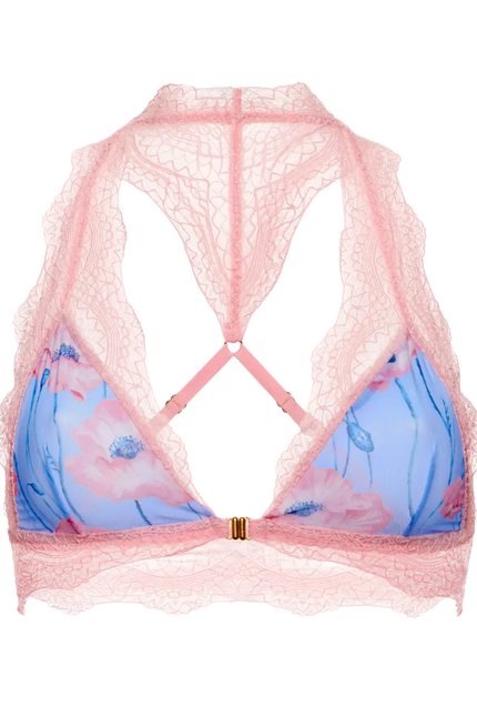 Luciela | PINK POPPY LACE BRALETTE