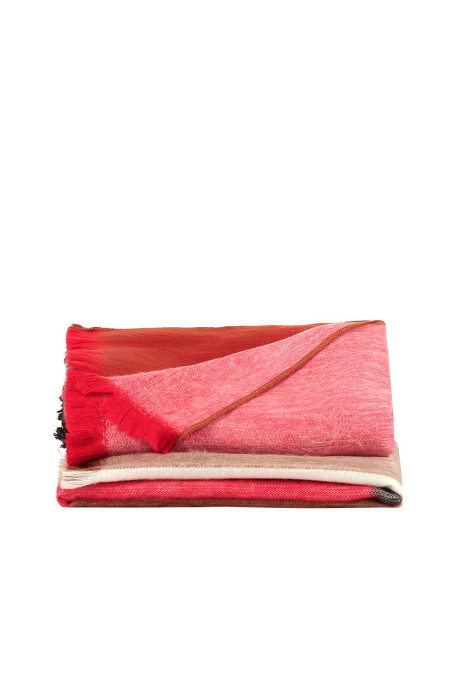 Alpaca Loca | Plaid Blocked Red, Black and Naturals