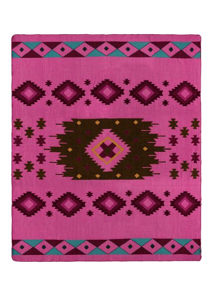 Alpaca Loca | Plaid Native Pink