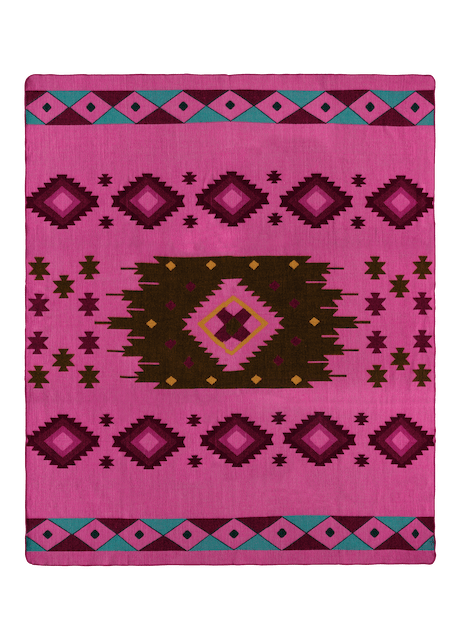 Alpaca Loca | Plaid Native Pink