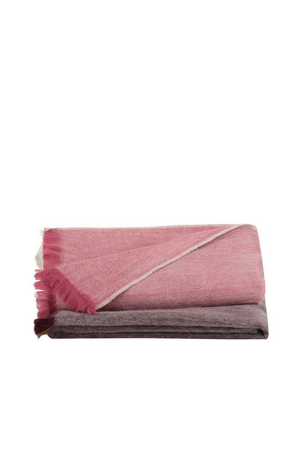 Alpaca Loca | Plaid Striped Wine Red, Grape and Naturals