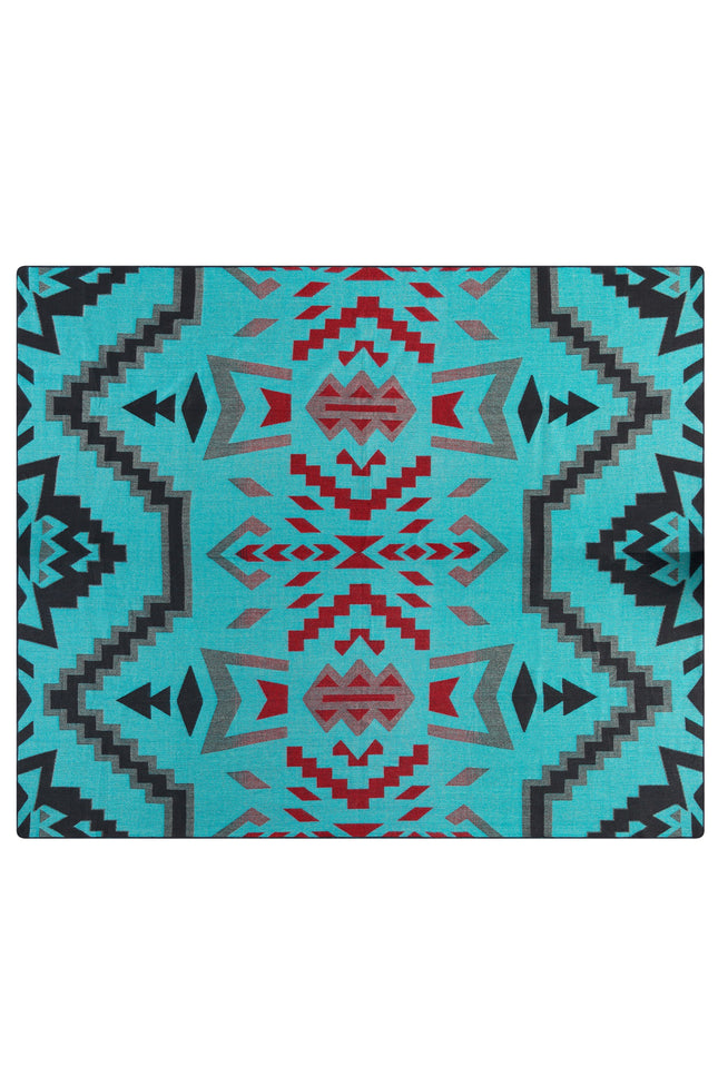 Alpaca Loca | Plaid Native The Geometric Blue