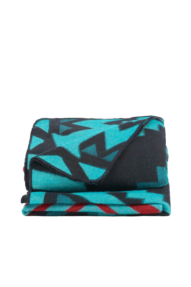 Alpaca Loca | Plaid Native The Geometric Blue