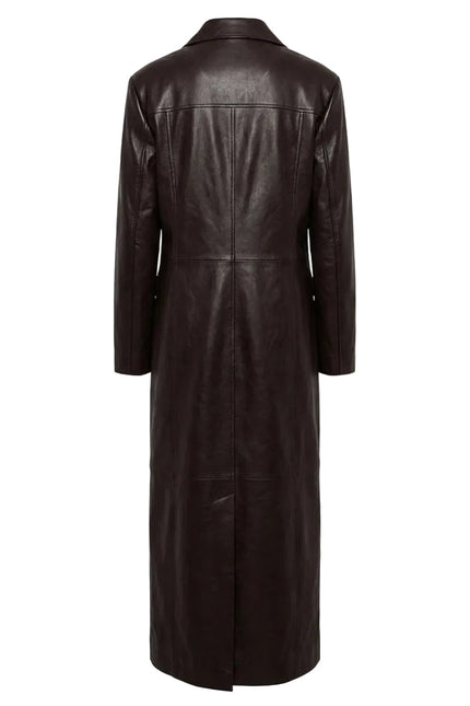 BÚDZIKO | VIVIENNE FAUX LEATHER COAT