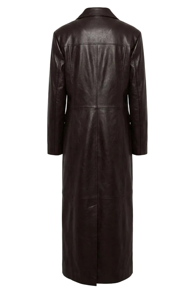 BÚDZIKO | VIVIENNE FAUX LEATHER COAT