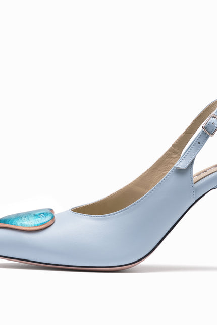 The Mad Shoes | YOKO Slingback Azure Amour