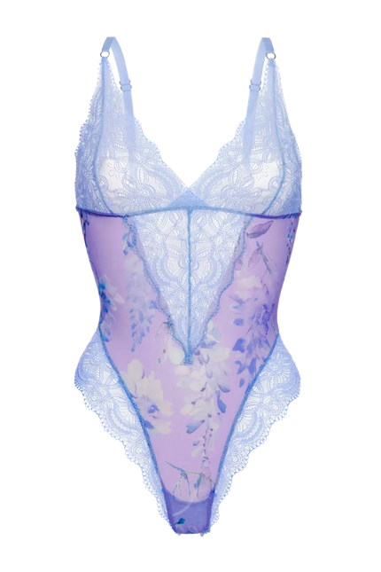 Luciela | WISTERIA HIGH LEG LACE BODYSUIT