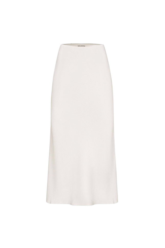 Kolosova | Milky midi skirt