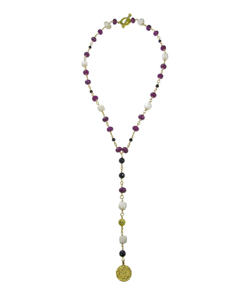 Maria Moyseos | Victoria Gemstone długi naszyjnik