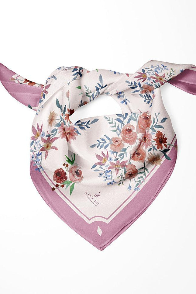 Nina Ho | Ranunculus Silk Scarf