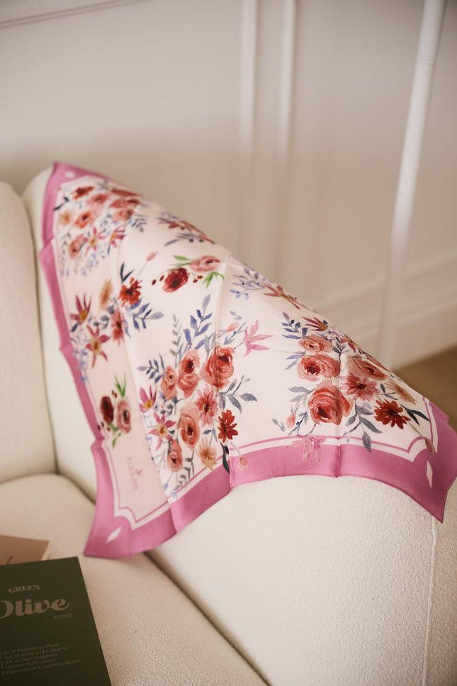 Nina Ho | Ranunculus Silk Scarf