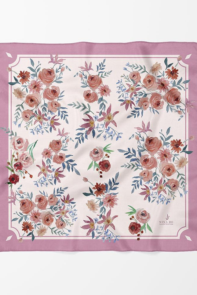 Nina Ho | Ranunculus Silk Scarf