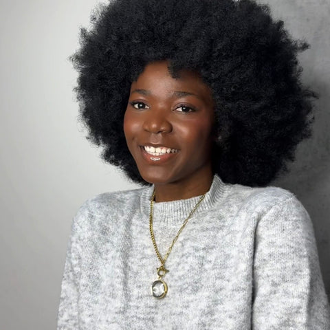 My Little Nature I Handmade Gold Plated Statement Necklace With Natural Dandelion Seeds – Make A Wish Jewelry