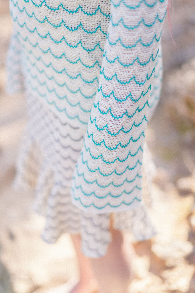 Relax baby be cool | High Waist Mini skirt with ruffled hem Marine