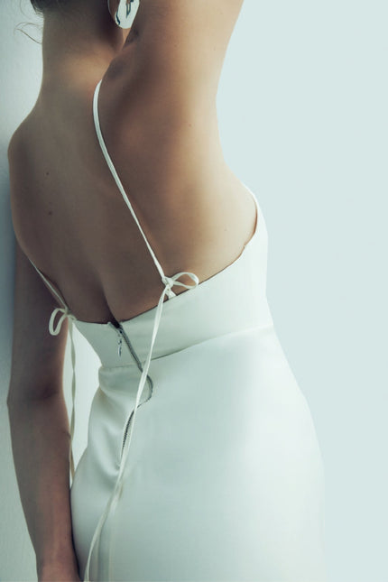 Nazli Ceren | Riley Midi Dress in Vanilla Ice