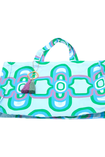 Julia Clancey I Olympia Aqua Torba Tote
