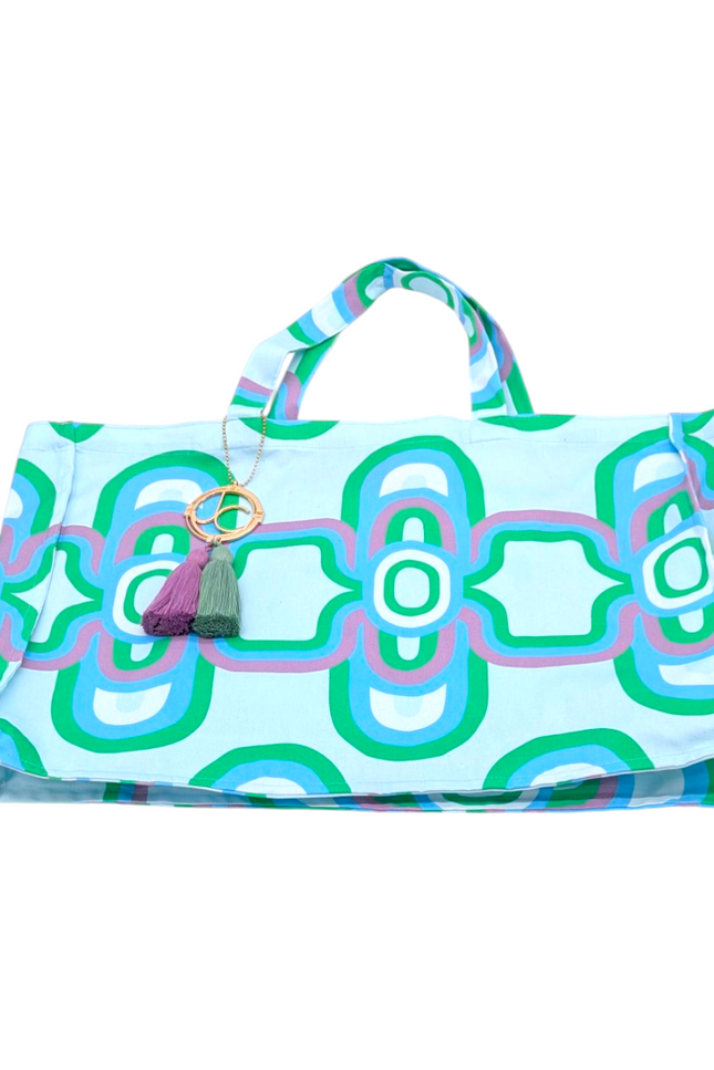 Julia Clancey I Olympia Aqua Tote Bag