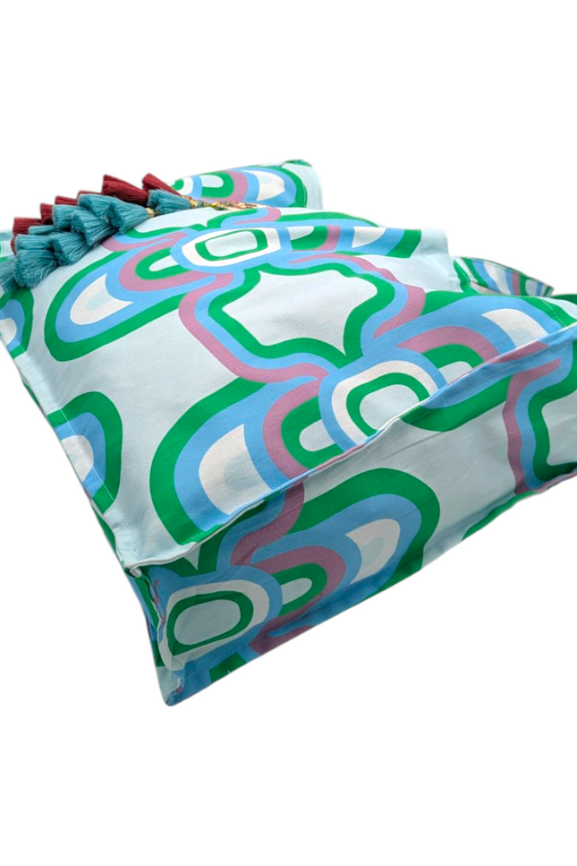 Julia Clancey I Olympia Aqua Tote Bag