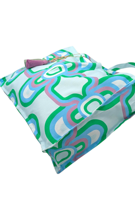 Julia Clancey I Olympia Aqua Torba Tote