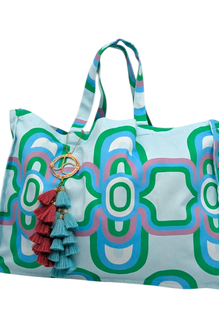 Julia Clancey I Olympia Aqua Torba Tote