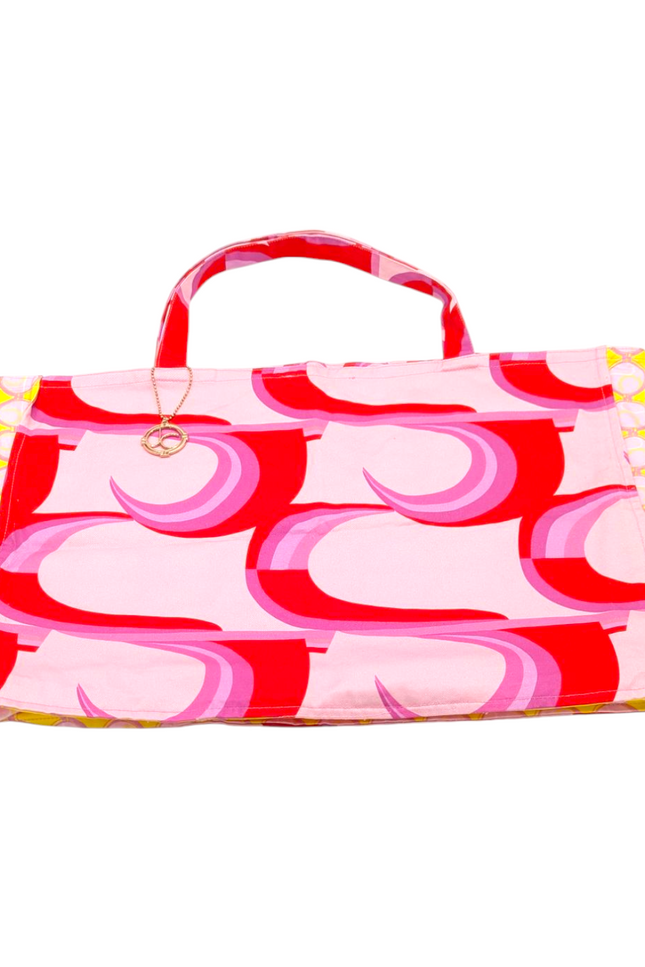 Julia Clancey I JCJC & Mini Fondant with JCJC Straps & JC Medallion Limon Side Panels Tote Bag
