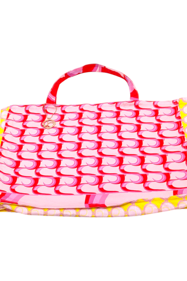 Julia Clancey I JCJC & Mini Fondant with JCJC Straps & JC Medallion Limon Side Panels Tote Bag