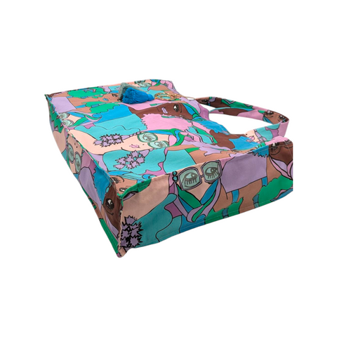 Julia Clancey I Turbanista Azure Tote