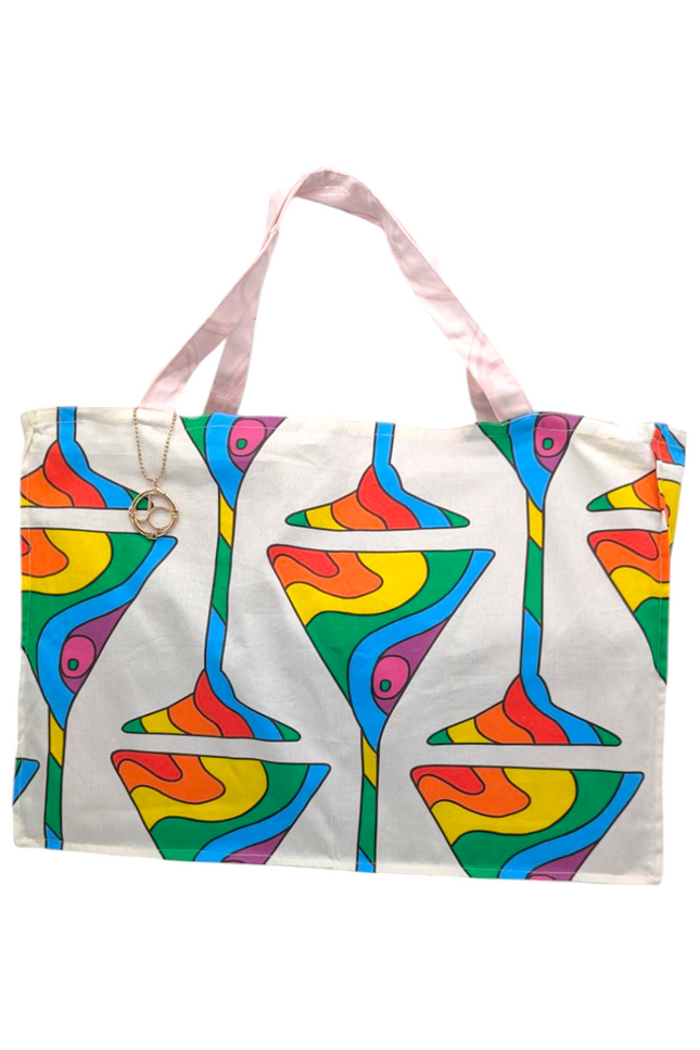 Julia Clancey I Martini Rainbow Tote Bags