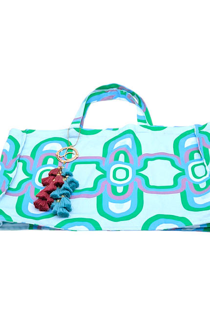 Julia Clancey I Olympia Aqua Torba Tote