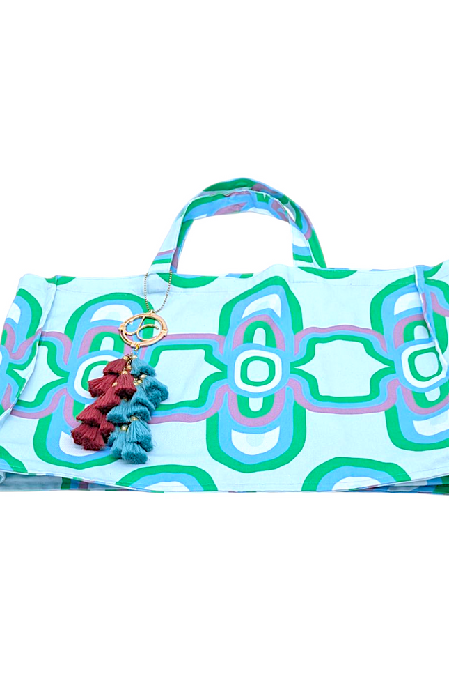 Julia Clancey I Olympia Aqua Tote Bag