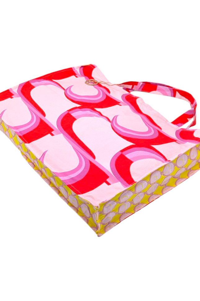 Julia Clancey I JCJC & Mini Fondant with JCJC Straps & JC Medallion Limon Side Panels Tote Bag