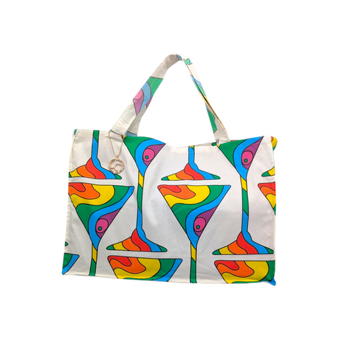 Julia Clancey I Martini Rainbow Tote Bags
