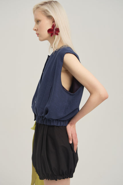 Oversized Cotton Vest