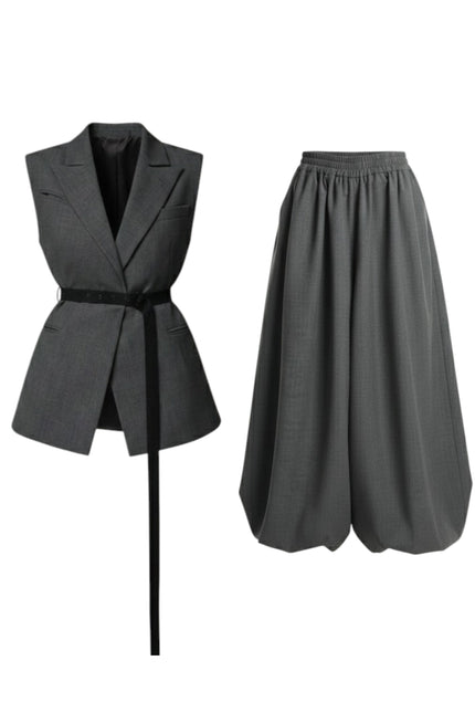 Baloon trouser and Vest set