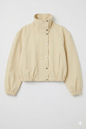 Сrinkled Сotton Bomber Jacket