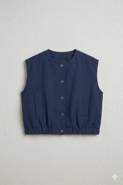 Oversized Cotton Vest
