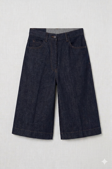 Raw Denim Shorts