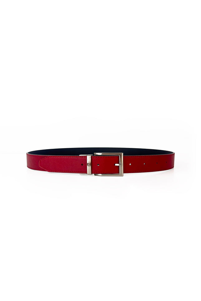 Canussa | Reverse reversible belt – Black/Red