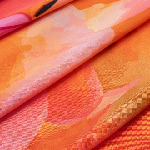 Bess Madrid I Roses From The West Nº 2 - Multicolour Twill Silk Scarf