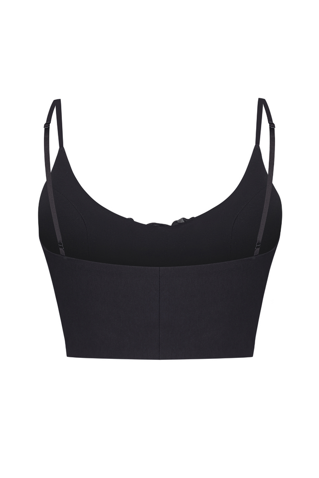 Kolosova | Black top with flowers