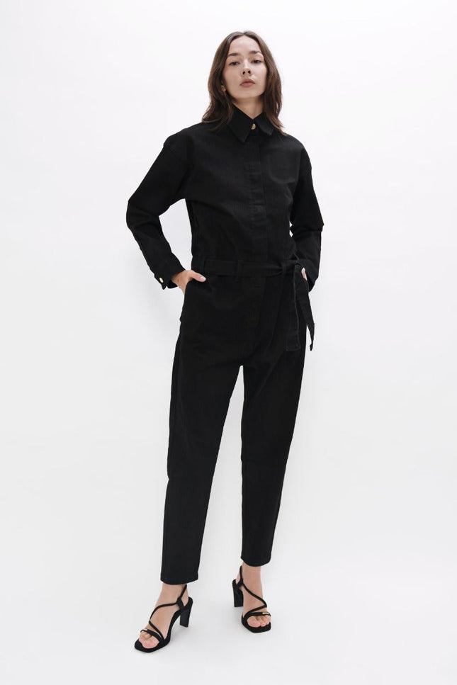 1 People | San Francisco  - Denim Boilersuit - Celeste