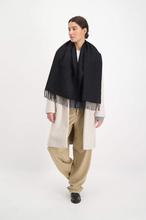 Alpaca Loca | Scarf Baby Alpaca Black