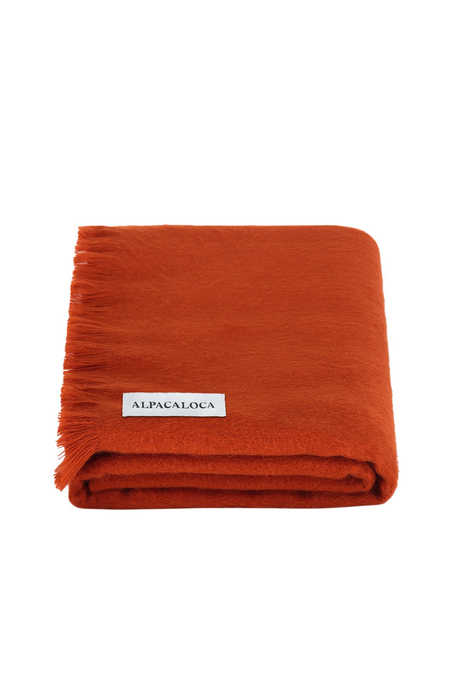 Alpaca Loca | Scarf Brick Red